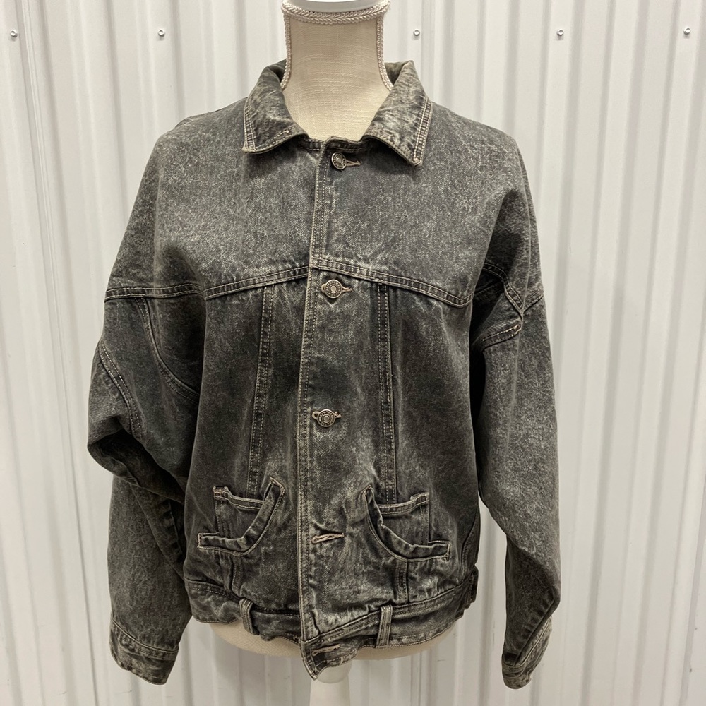 Tramare Gray Denim Jacket size large.